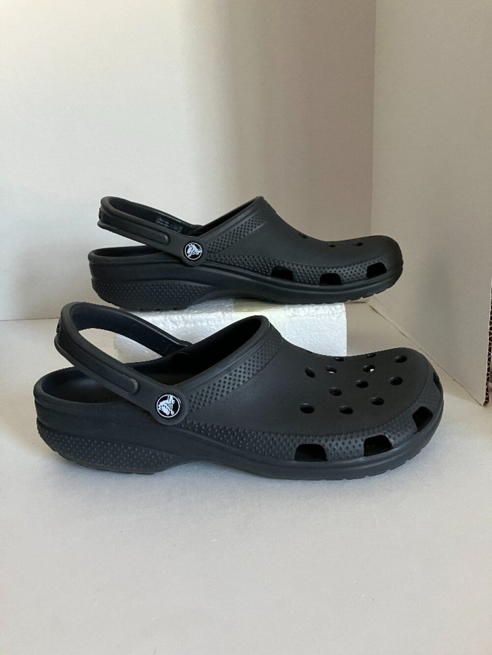 Crocs Classic Clog - Black -Size Men 10  Women 12.
